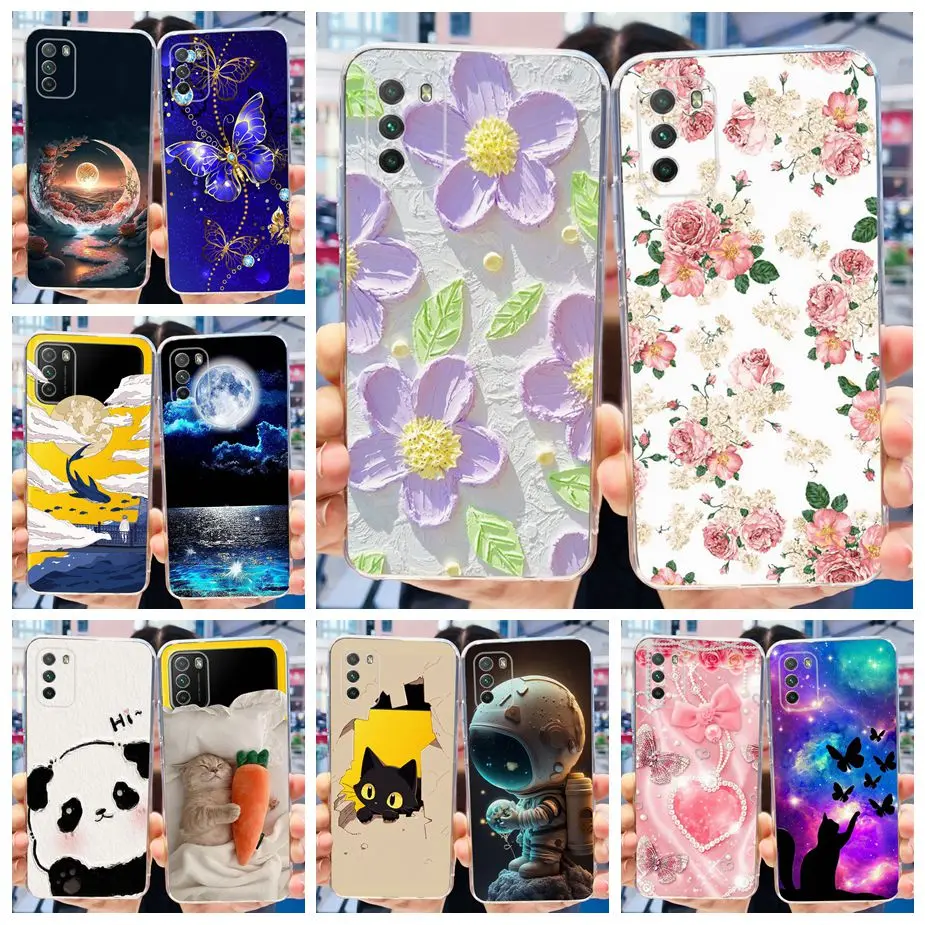 For Xiaomi Poco M3 Case PocoM3 Pro New Fashion Painted Cover Soft Silicone Phone Case For Xiaomi Poco M3 Pro PocoM3 Fundas Coque