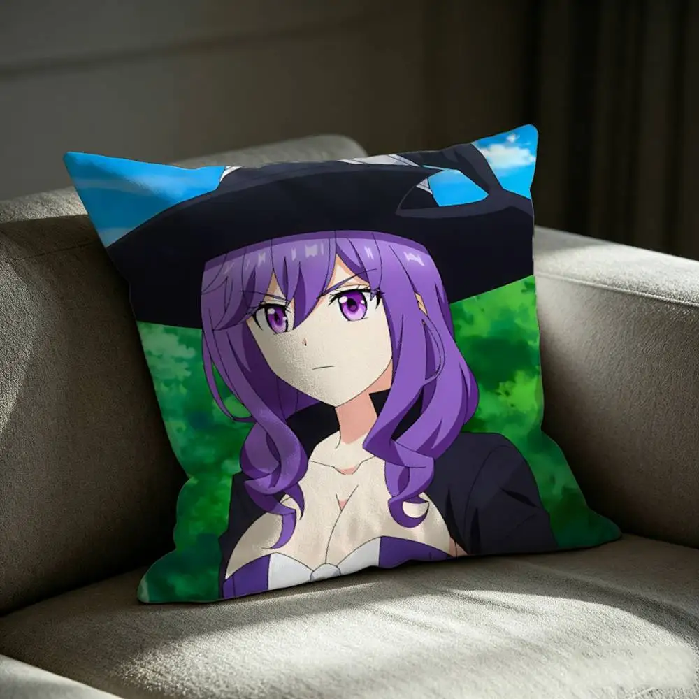 K-Koji The Villager of Level 999 Square Sofa Pillow Cover Solid Color Living Room Home Decor Cushion Case