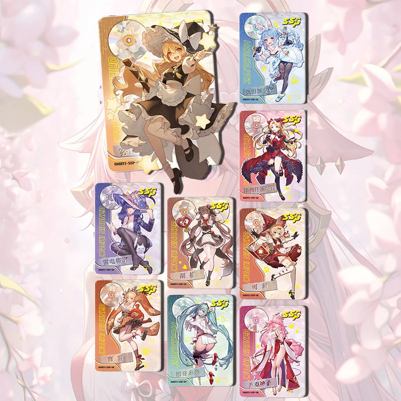 Goddess Story Flower girl Midsummer EX SSR SGP card Raiden Shogun Yae Miko Keqing boy Toy collection Birthday Christmas gift