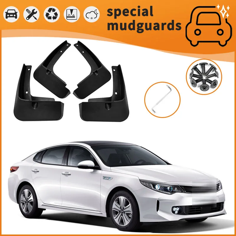 For 11-19 Kia K5 models Mudguards Fender Mudflaps Front Rear Flares Splash Guards Cover Car Accessorie