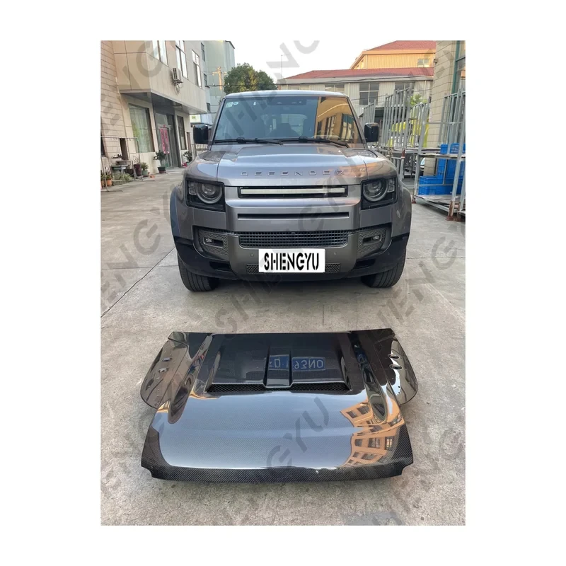 

Лидер продаж на заводе, автомобильный капот, автозапчасть, материал из углеродного волокна, стиль G для Land Rover Defender 2021 + 90/110