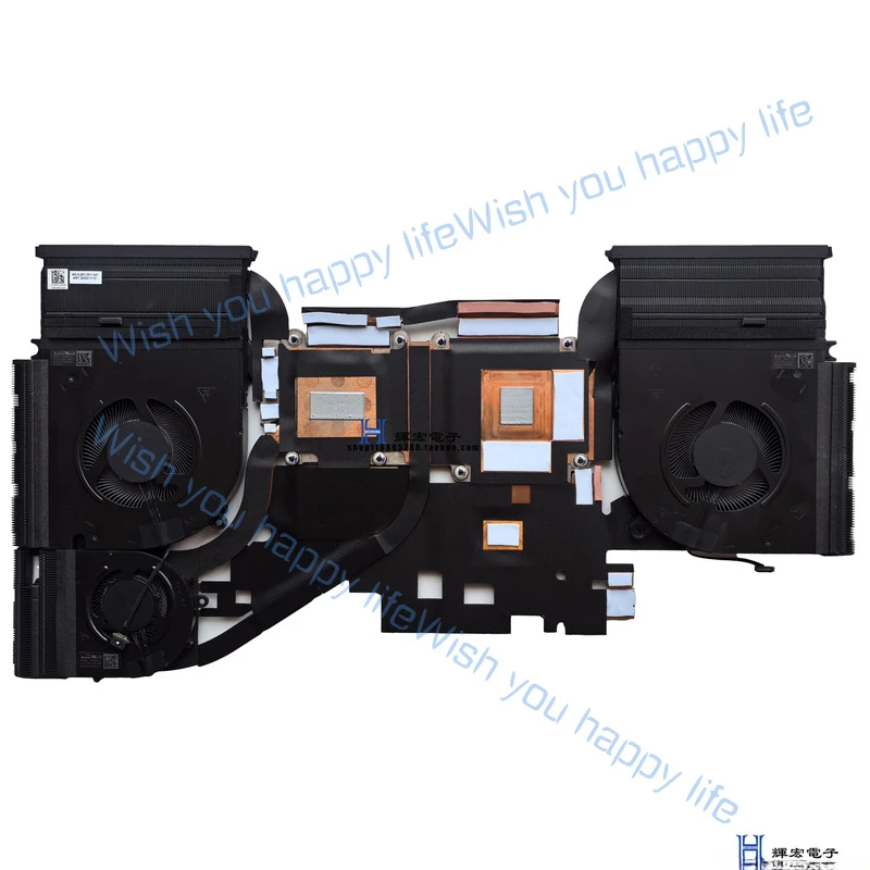 L... For Dell Alienware M18 R2 0935YJ 0JXX02 0NXM30 082W1D Heatsink w/Cooling Fan