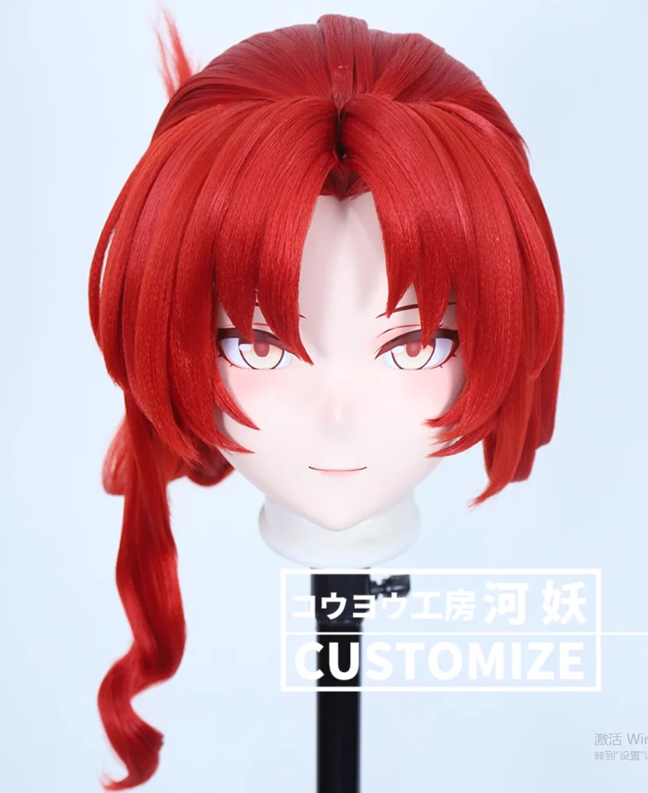 

C-4140 Customize Full Head Resin Cartoon Cosplay Japanese Character Anime Role Play Crossdress Kigurumi Mask With Back Shell