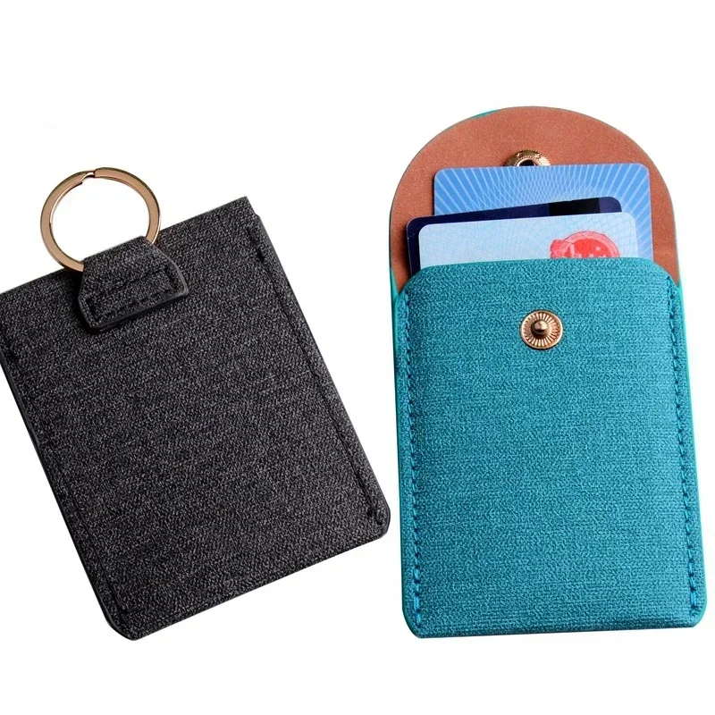 New Creative Antimagnetic Anti-theft Brush Waterproof and Wear-resistant PU Access Card Credit Card Certificate Cover Card Bag