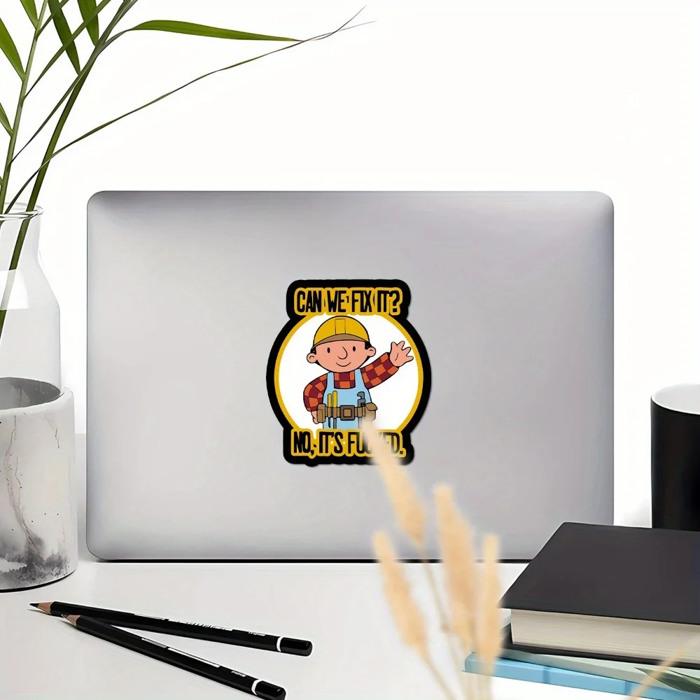 Interesting "Can We Fix It?" Toolbox Stickers - Great for Cars, Motorcycles, Helmets, and More | Single Use Stickers image 6