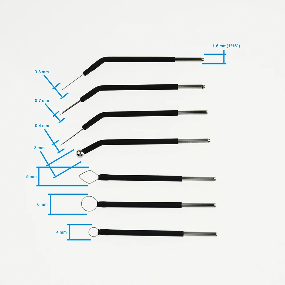 Wholesale 7PCS Set Dental Electrode ESU Pencil  Electrosurgery Unit Use for Dentists/Pet Therapy