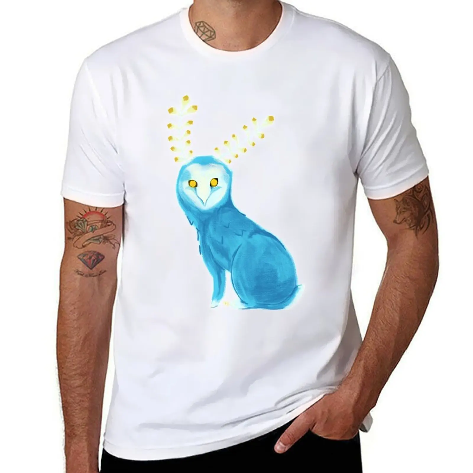 Tranquil Gaze T-Shirt homme t-shirts coton drôle t-shirts humour foncé T-Shirt