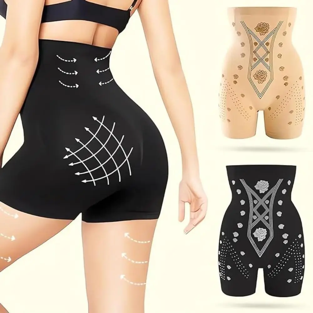 Negative Oxygen Ion Detox Shaping Shorts Ion Shaping Shorts for Weight Loss Negative Fat Burning Shaper Tummy Control Bodysuit