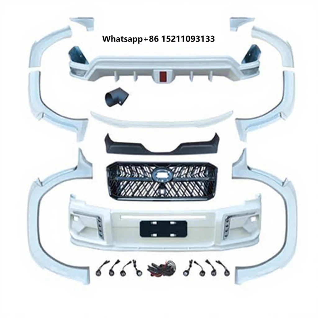 Rear Bumper Body Kit Wald Style Upgrade for Land Cruiser LC300 2021-2025 Complete Facelift Conversion  Wide Fender