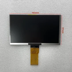 7 INCH LCD Screen 50PIN IPS 163*97mm KR070PN6T 1030300793 REV: A Panel Display Screen Module Replacemen