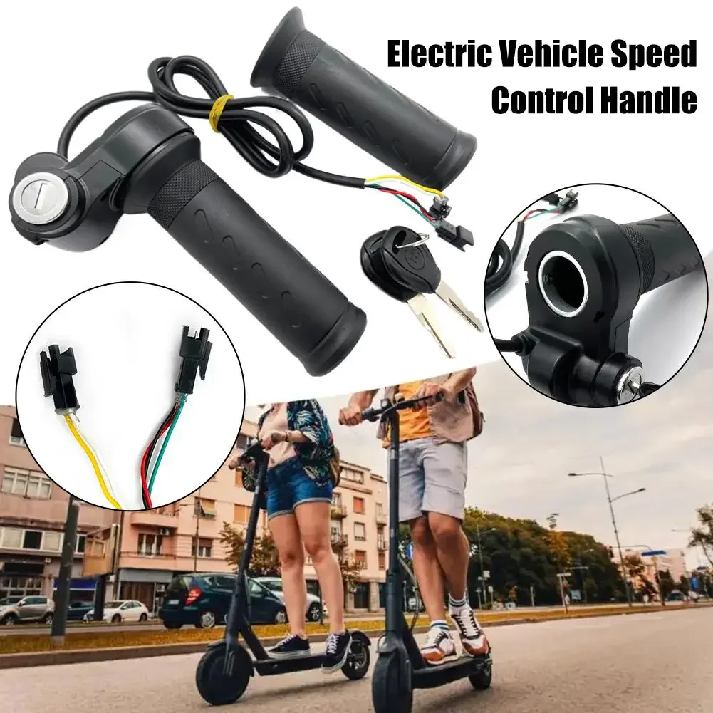 مريح لينة قبضة E-الدراجة الجهد العالمي دراجة كهربائية المقود لاستبدال Ridstar Q20/Q20Pro/H20Pro