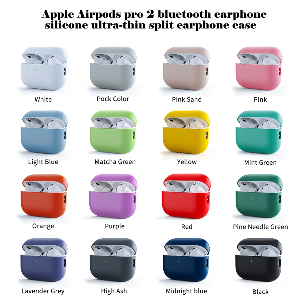 Ultra-Thin Silicone Earphone Cases For Airpods 1/2, Airpods 3 Protective Headphones Case For Apple Airpods Pro 2 Airpods Covers