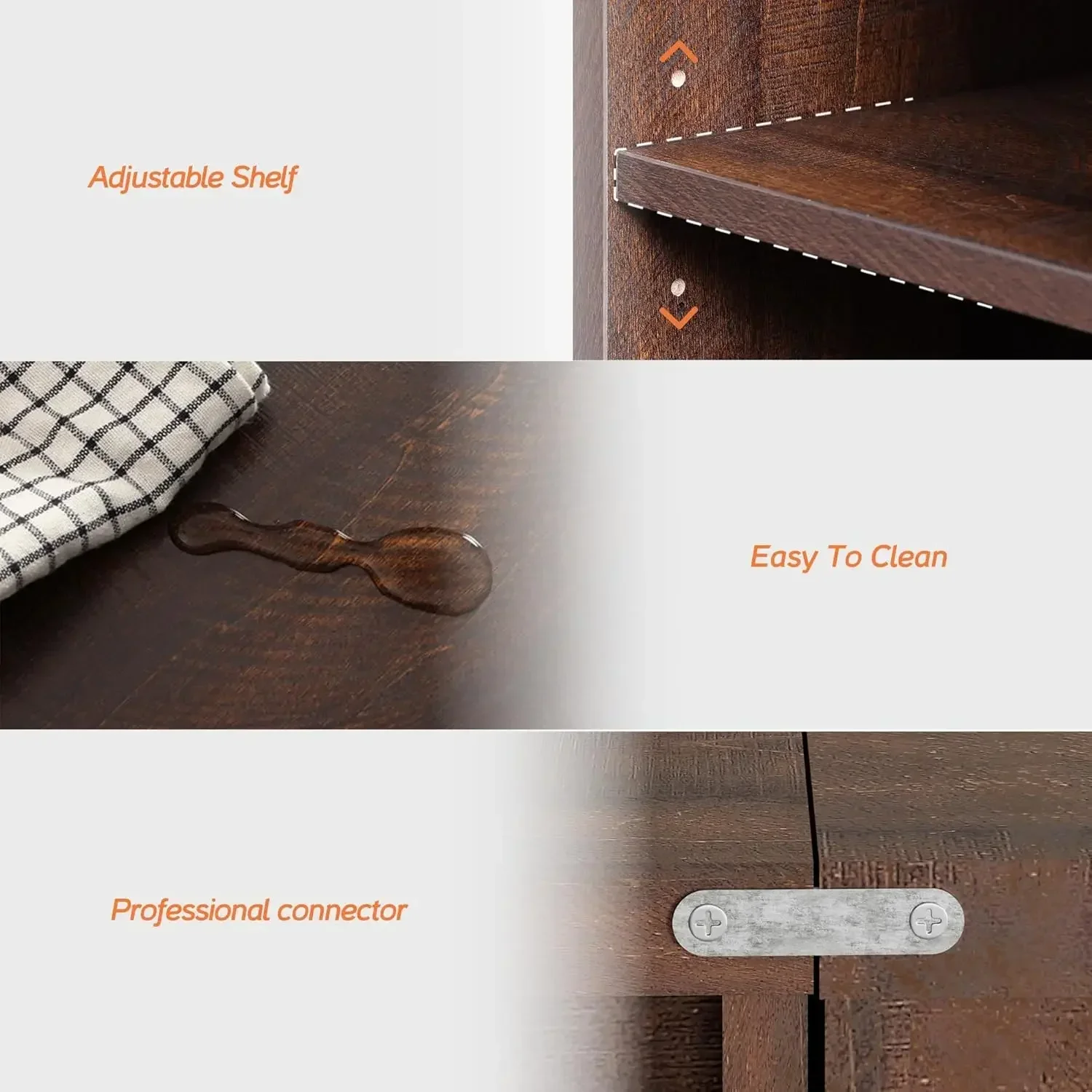 [Nova Chegada, Estoque Limitado! ]Suporte de TV moderno 3 em 1 para 75 85 95" TVs Centro de entretenimento de madeira