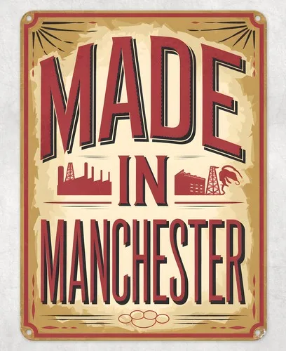 Made in Funny Metal Poster Wall Tin Sign Man Cave Shed Home Plaque --Tin Sign