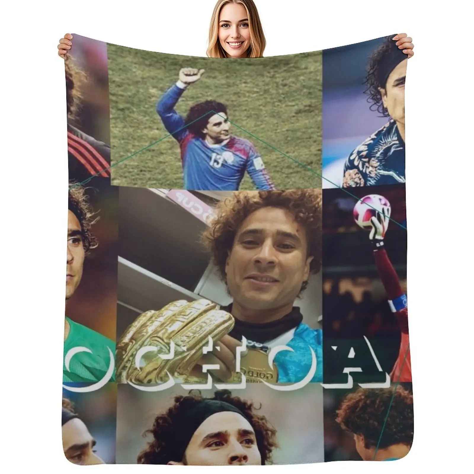

Guillermo Ochoa Throw Blanket Warm Cozy Throw Blanket for Living Room Couch