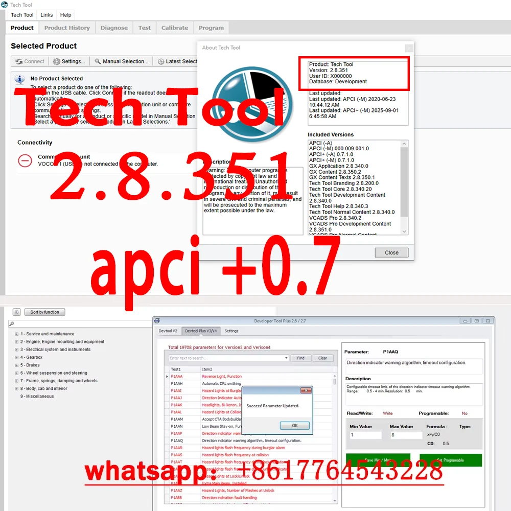 PTT Tech Tool 2.8.351 Developement+Developer Tool+ 0.7.1.0 APCI 1PC Remote install | Tech Tool 2.8.241+keygen PROSIS 2025.03