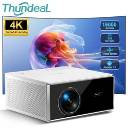 ThundeaL TDA7W Full HD 1080P Projector Android WiFi 32G Projetor 4K Video TDA7 Voice Control 3D Smart TV Home Theater Beamer