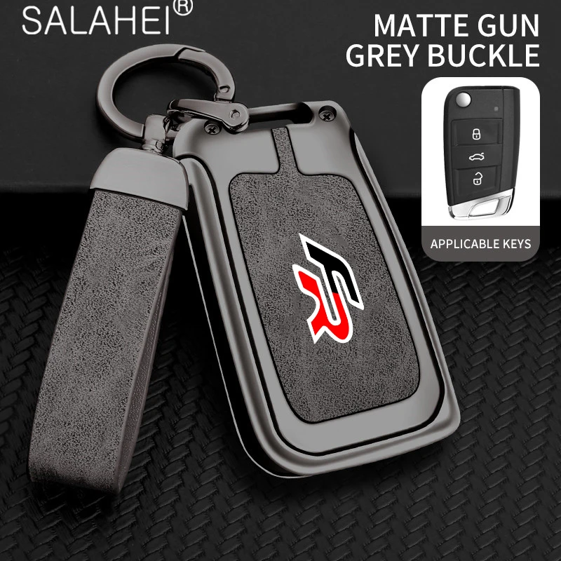 Zinc Alloy Car Key Case Cover For Seat FR 2 Ibiza Leon Ateca Altea For VW Volkswagen MK7 Golf 7 Tiguan MK2 For Skoda Octavia A7