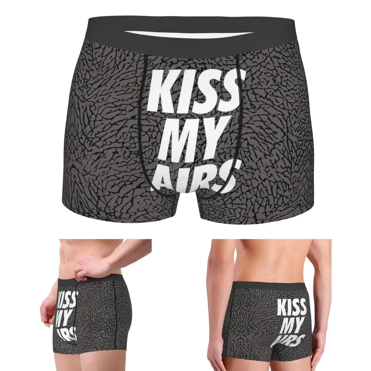 

Трусы-боксеры, шорты Kiss My Airs 8, мужские дышащие трусы для мужчин, подарки бойфренду