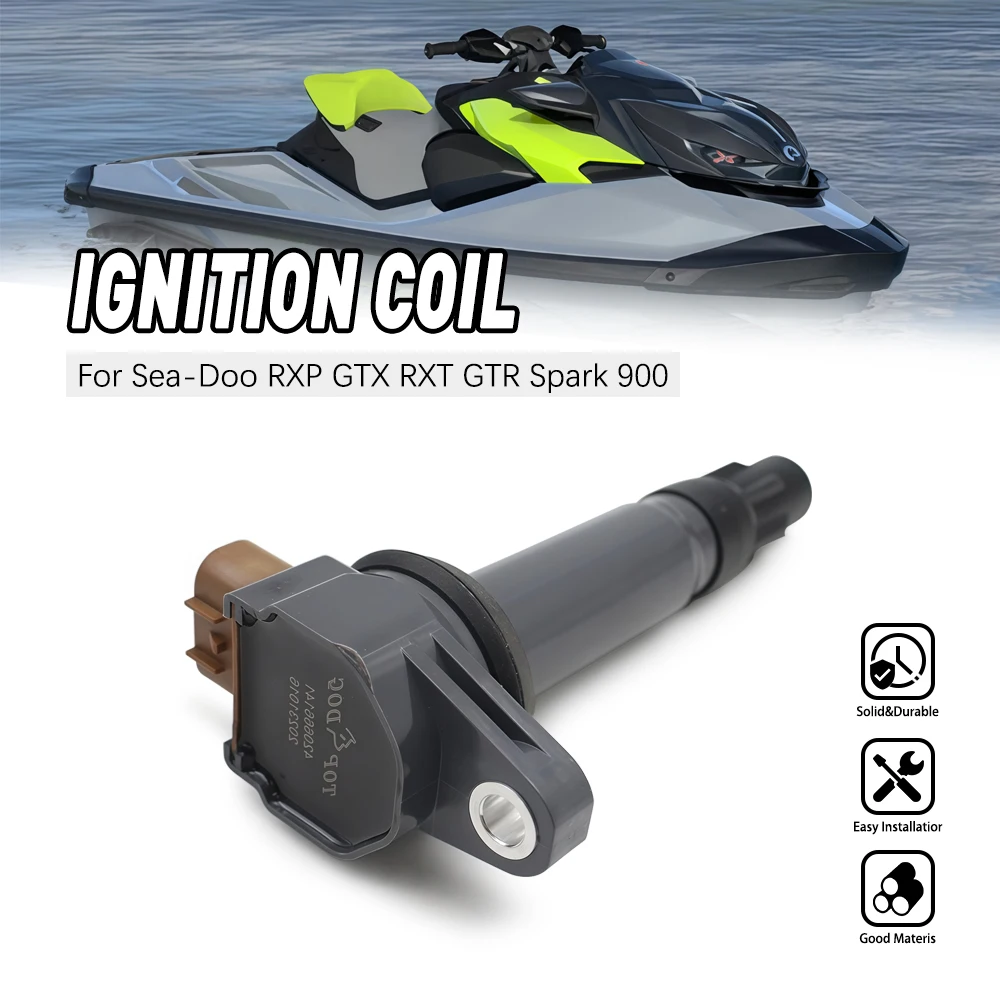

1Pcs Ignition Coil Stick 420-664-020 296-000-307 For SeaDoo 130 155 GTX RXT RXP GTS GTR Wake 130 155