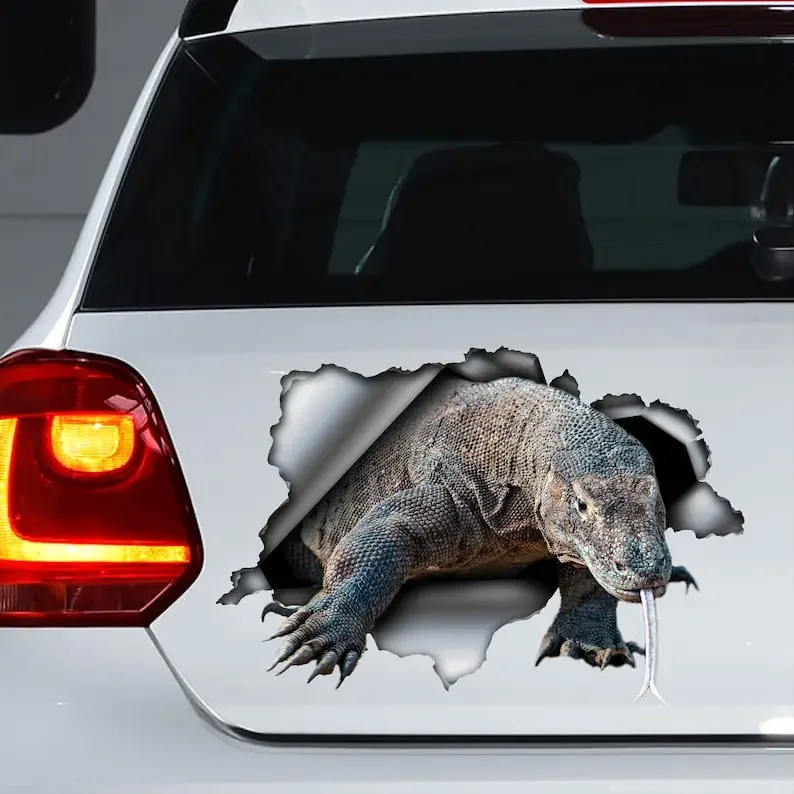 Komodo Dragon decal, Komodo Dragon car decal, Komodo Dragon magnet,car sticker