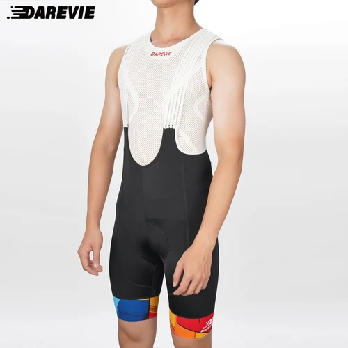 Imagen 2 del producto DAREVIE ciclismo Pro Bib Shorts hombre PRO nivel transpirable Bretelelle ciclismo de los hombres ropa al aire libre carretera MTB ropa de ciclismo de los hombres