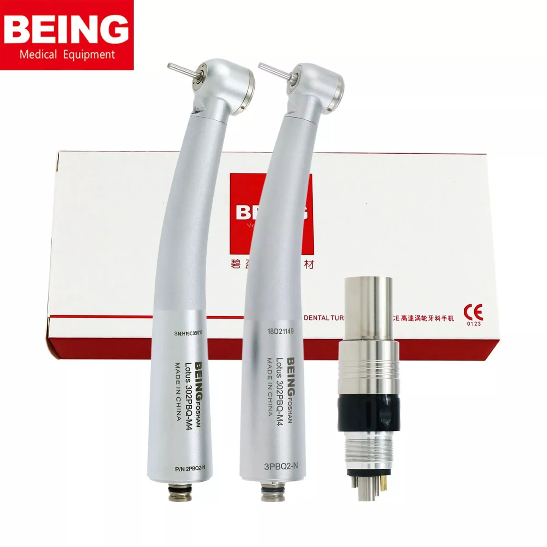 

ПИВАНИЕ Стоматологический высокоскоростной наконечник с крутящим моментом Стандартная головка Волоконно-оптическая подходит для NSK Phatelus Муфта 6-контактная