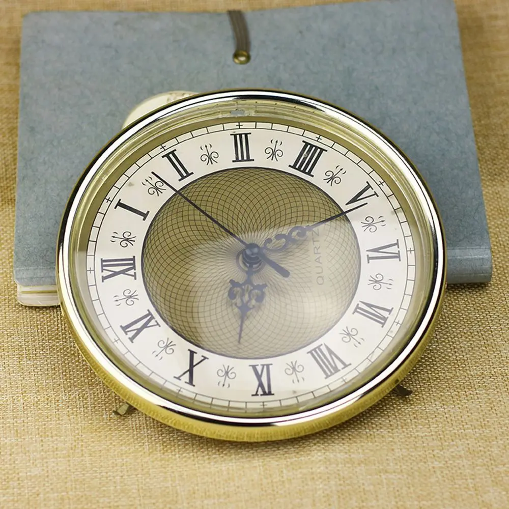 Practical Roman Numeral Gold Trim Repair Replacement Clock Quartz Mechanism Shellhard  Movement Insert  DIY Parts