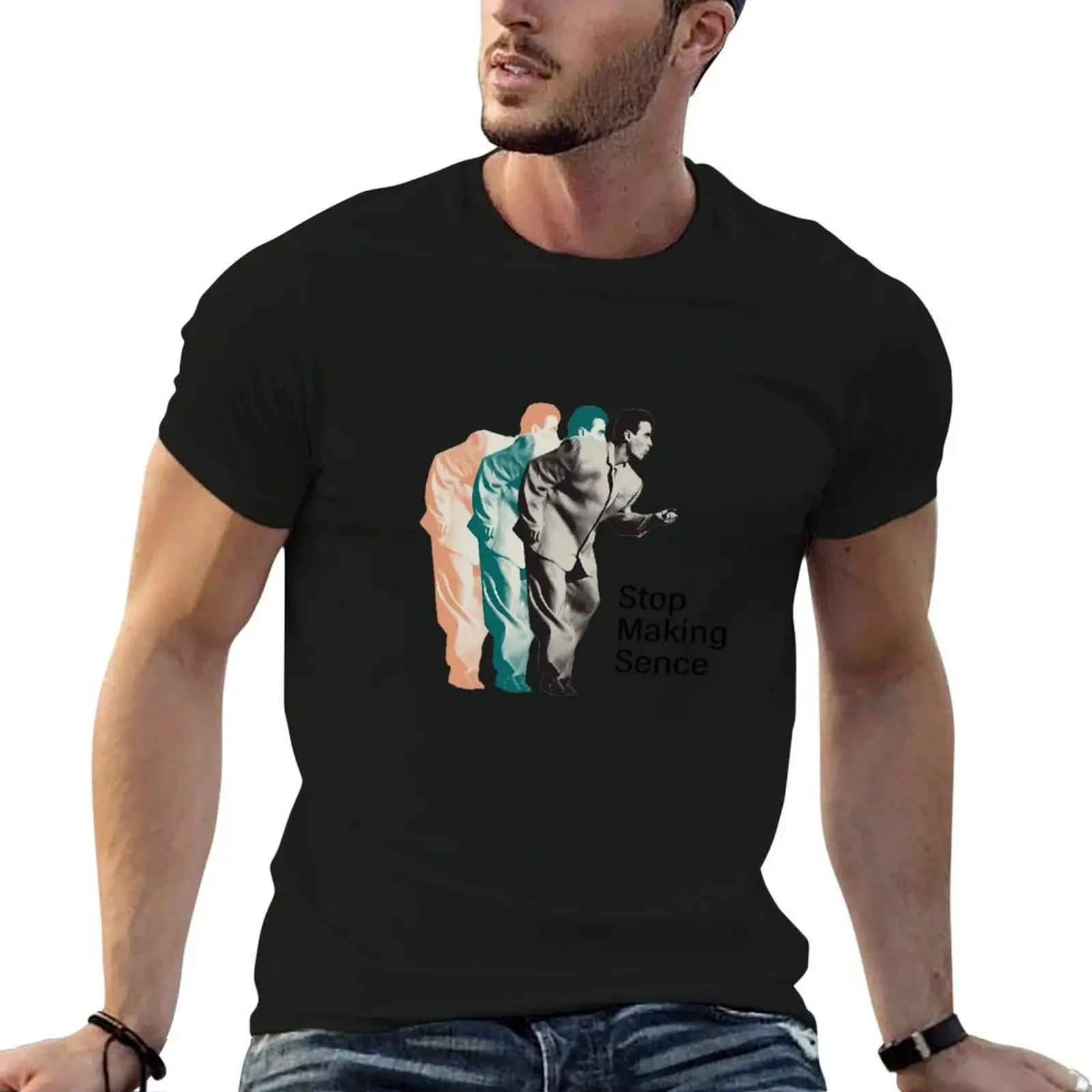 

Vintage Stop Making Sence music Talking Heads T Shirt T-Shirt Personalized t-shirt oversized mens t shirts casual stylish