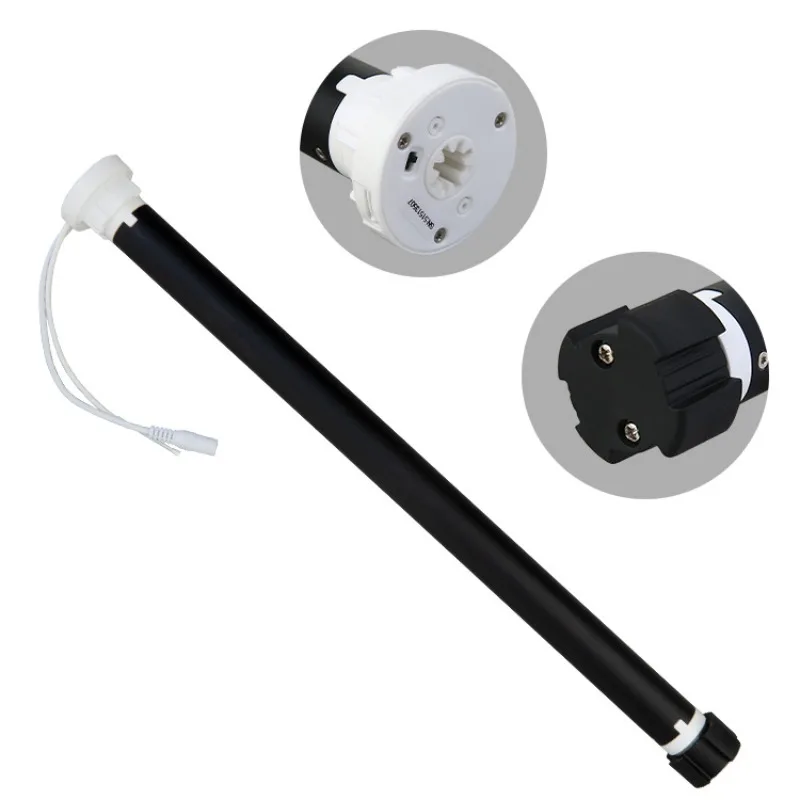 

remote control curtain tubular motor office opening and closing louver graffiti intelligent electric