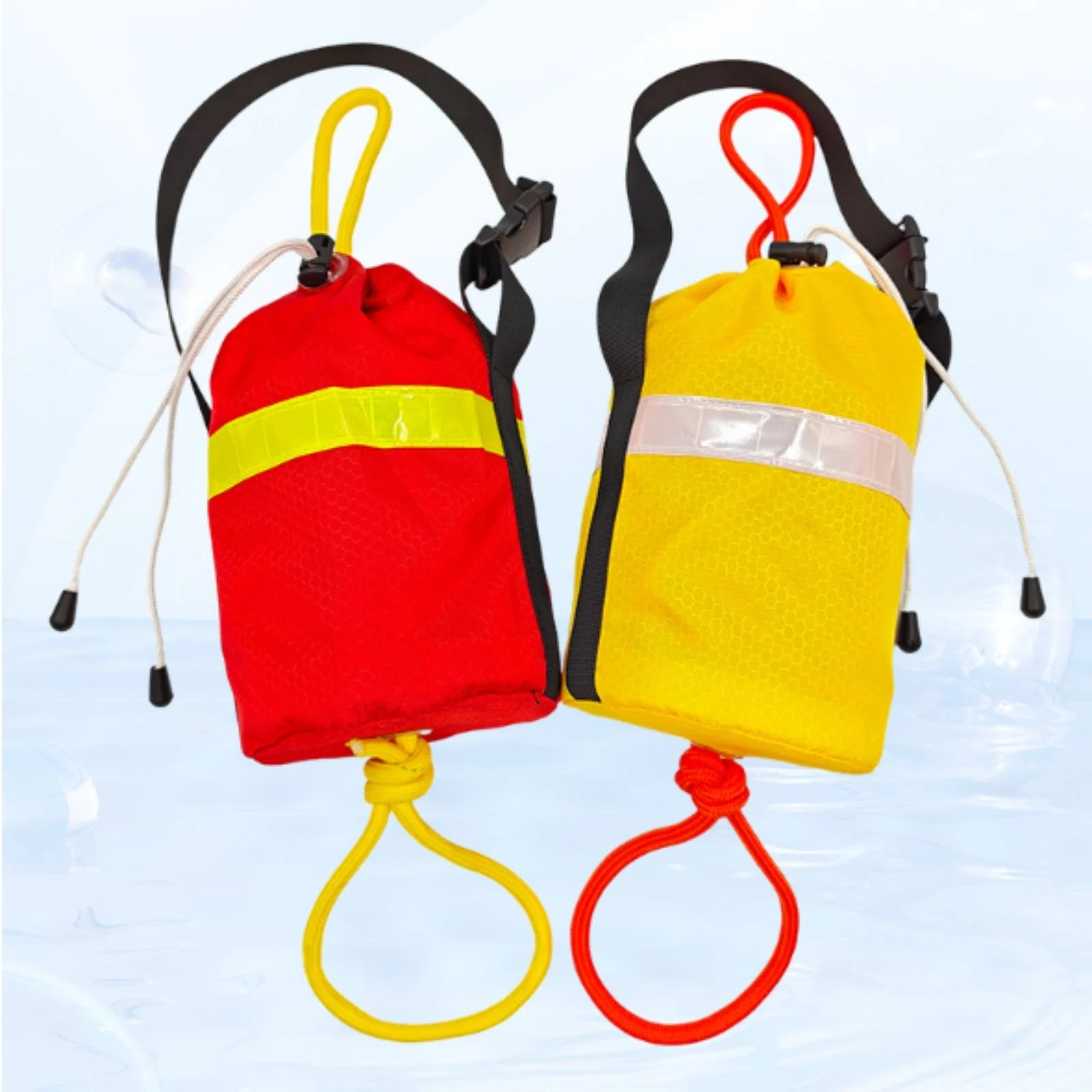 Water Rescue Throw Bag Rapid Deployment Rescue Throw Bag Safety Gear Lightweight Tangle-Tangle-Resistant for First Responders