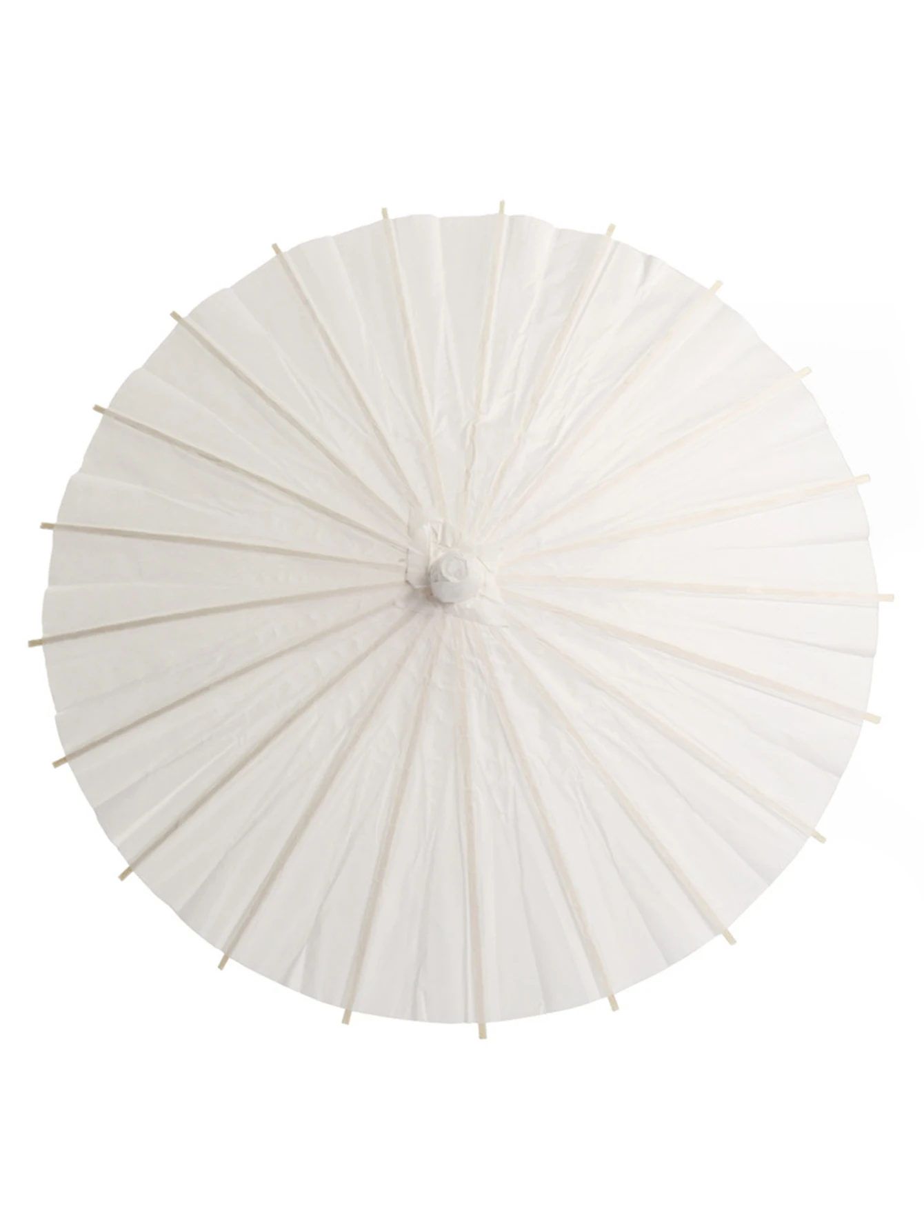 Paper umbrella sunscreen simple and elegant diy painting can dance decorative umbrella wooden handle Chinese style props