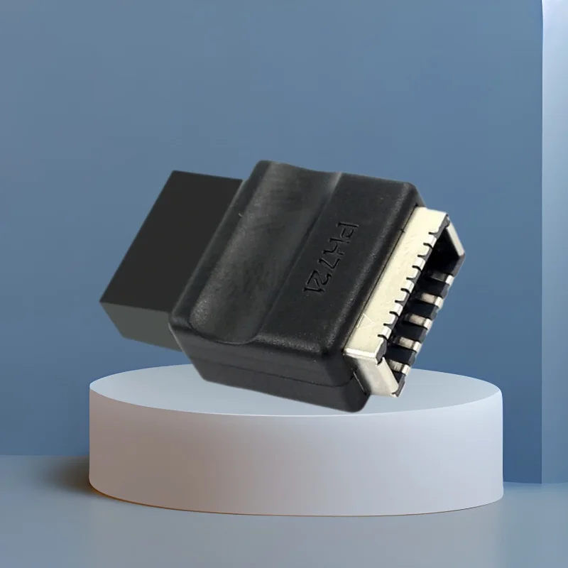 

9Pin to Type E Motherboard USB 2.0 9pin Male To Type-E Female Adapter TYPE-E Interface Header Adapter for Desktop PC Motherboard