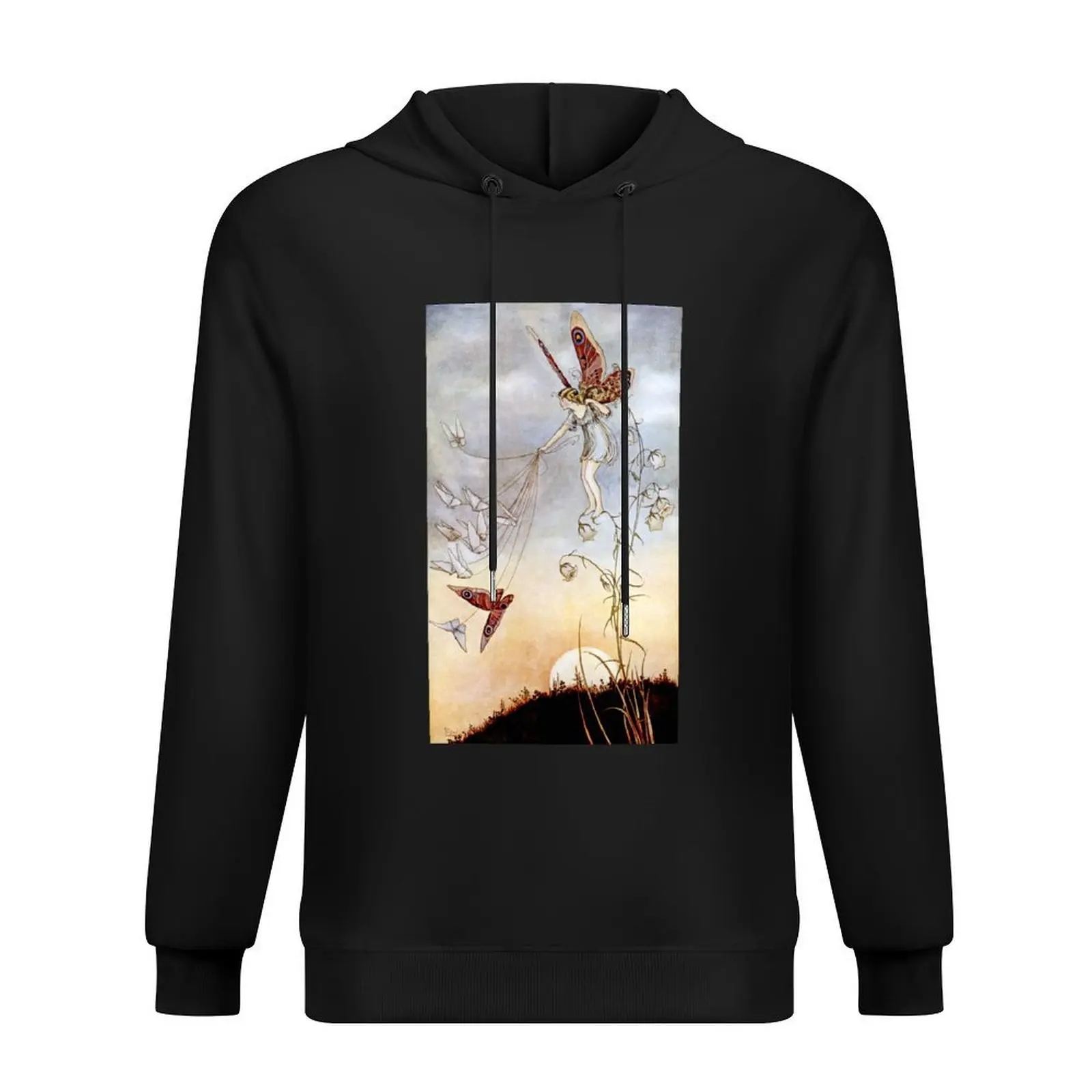 

The Queen of Moths and Butterflies Ida Rentoul Outhwaite Hoodie men's coat graphic t shirts men korean clothes tracksuits