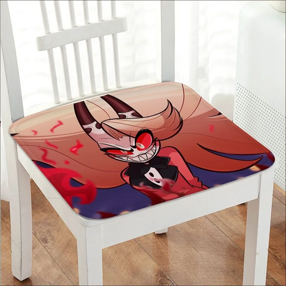 Cartoon H-HazbinS Hotel Cushion Mat Creative Fabric Cushion Non-slip Living Room Sofa Decor Students Stool Tatami Office Chair