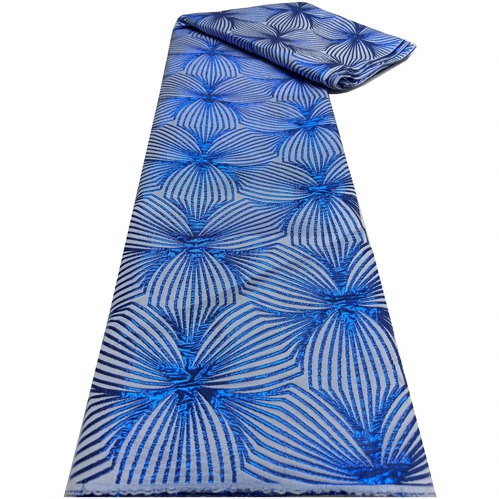 

Luxury High Quality African Organza Brocade Lace Fabric 5 Yards French TulleParty Gown Dress Nigerian Jacquard Lace Sewing