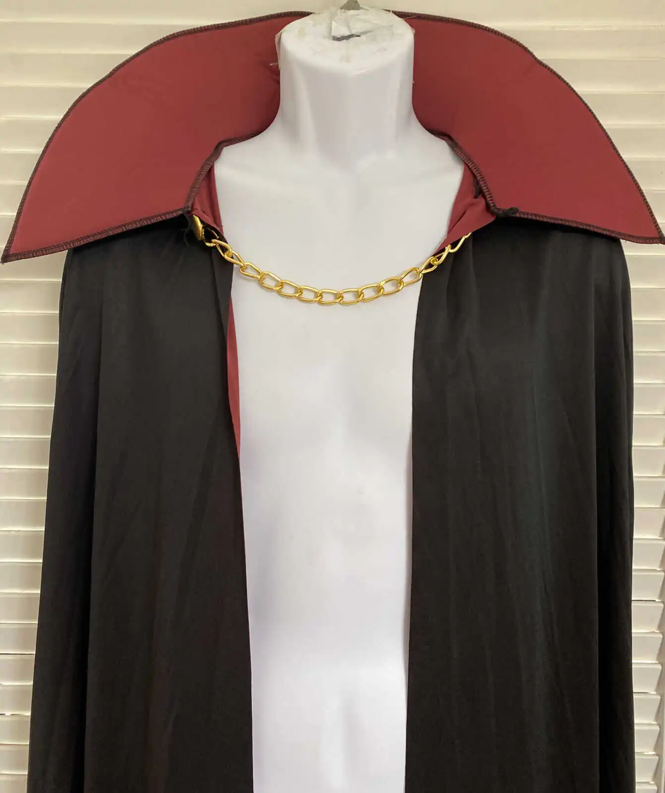 

Хэллоуин Косплей Волшебник с длинным воротником Халат Костюм для выступлений средней длины Полиэстер Tfeta Женская мода