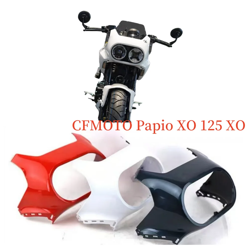 For CFMOTO Papio XO 125 XO Original Headlight Panel Headlight Cover Front Air Deflector Headlight Panel Guard Housing