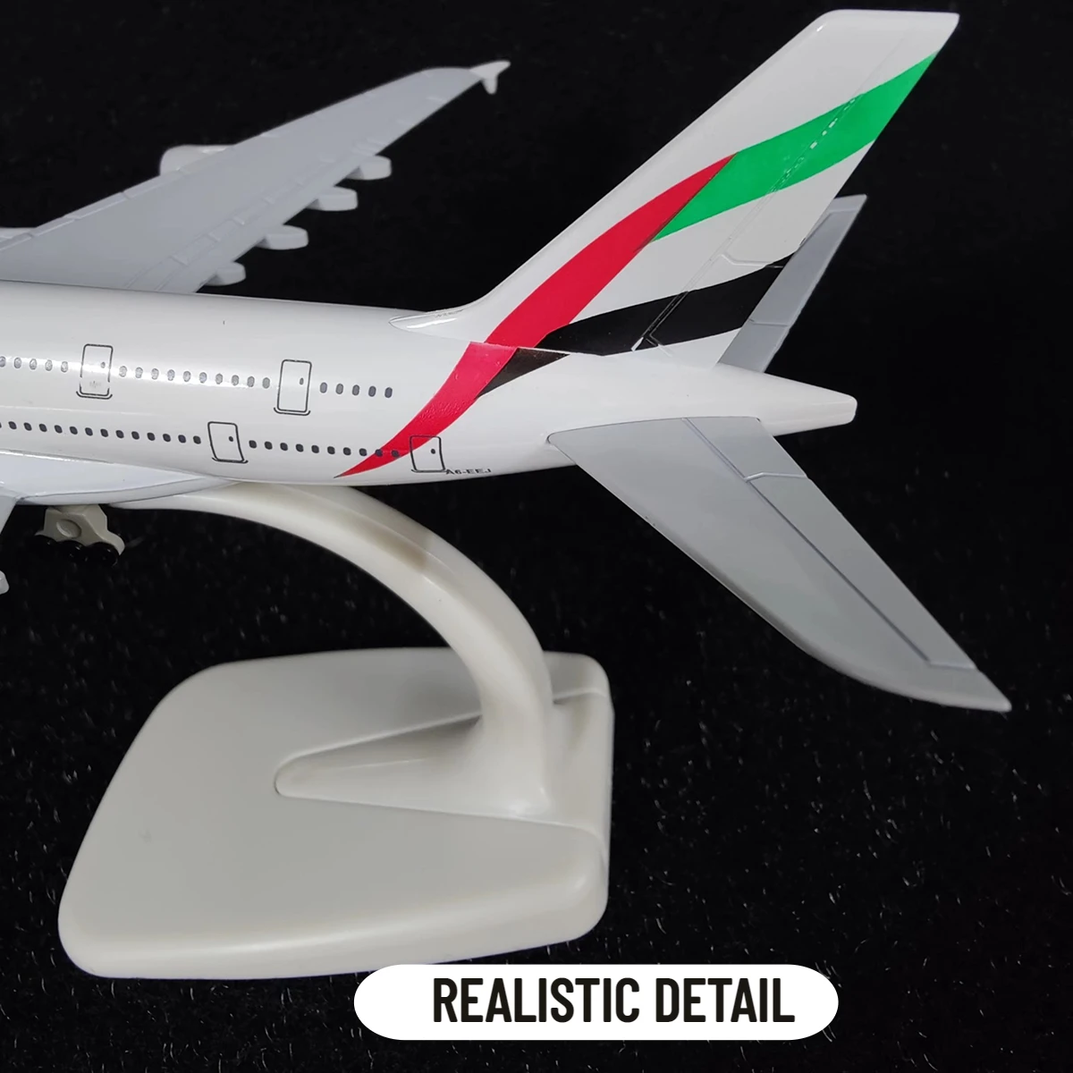 Scala 1:250 Metal Aviation Replica 20cm, Fly Emirates modello di aereo in miniatura, Room Decor regalo di natale giocattoli per bambini per ragazzi