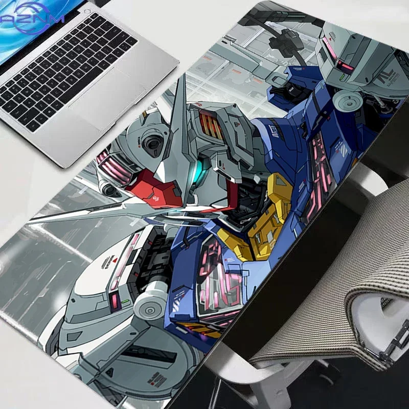 Anime Mecha Assembly Workshop Mouse Pad, Rubber Non Slip Gaming Desk Mat, Smooth Surface Keyboard Pad for PC Gaming and Office D