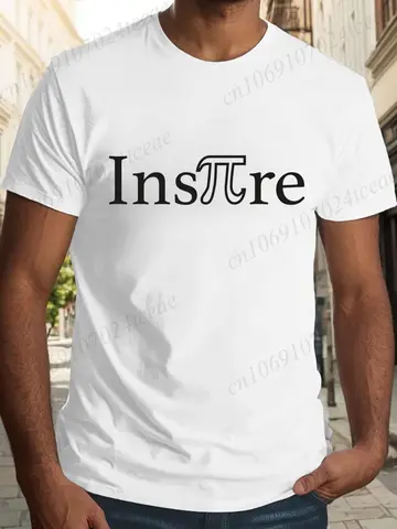 Camisetas de verano para hombre, camiseta divertida con estampado del Día de Inspire Pi, camisetas informales holgadas con cuello redondo, camisetas con diseño de profesor de matemáticas, ropa para hombre y mujer