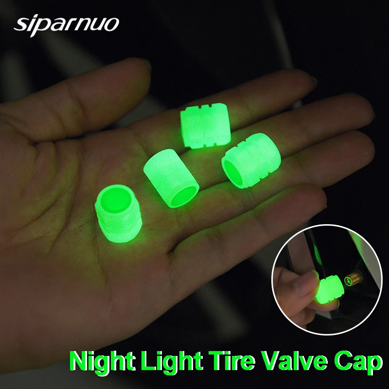 

Bicycle Light Motorcycle Valve Light Car Tire Luminous Cap Automobile Tyre Luminous Valve Cover Night Light Warning Accessories