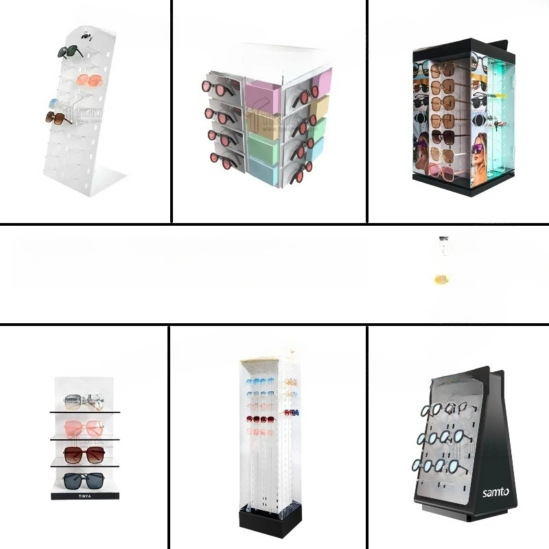 Acrylic glasses display stand, optical store multi-layer desktop sunglasses display stand, glasses storage stand