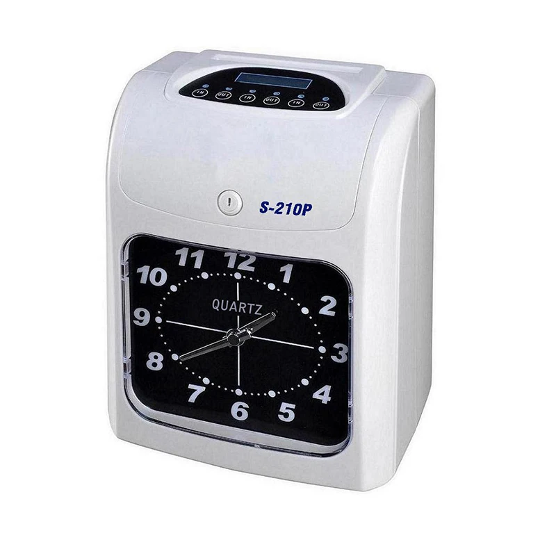 

July003 S-210 Attendance Punch Card Time Recorder Time Recorder Digital Office Equipment Electronic Time Clock