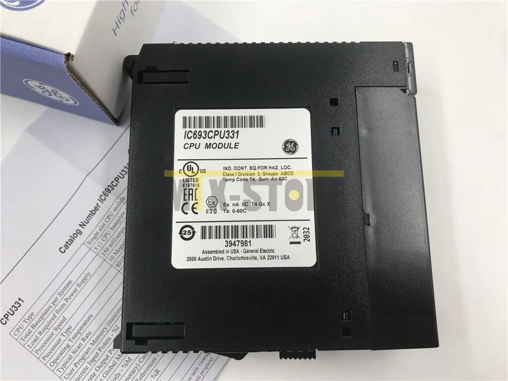 

1pcs BRAND NEW ONES GE FANUC IC693CPU331