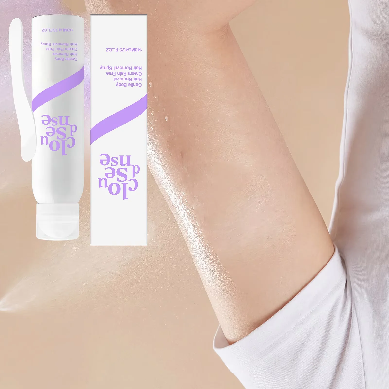 Full Body Hair Removal Spray Soothing Redness Inhibit Hair Growth Moisturizing Smoothing Refreshing Painless Hair Removal Spray