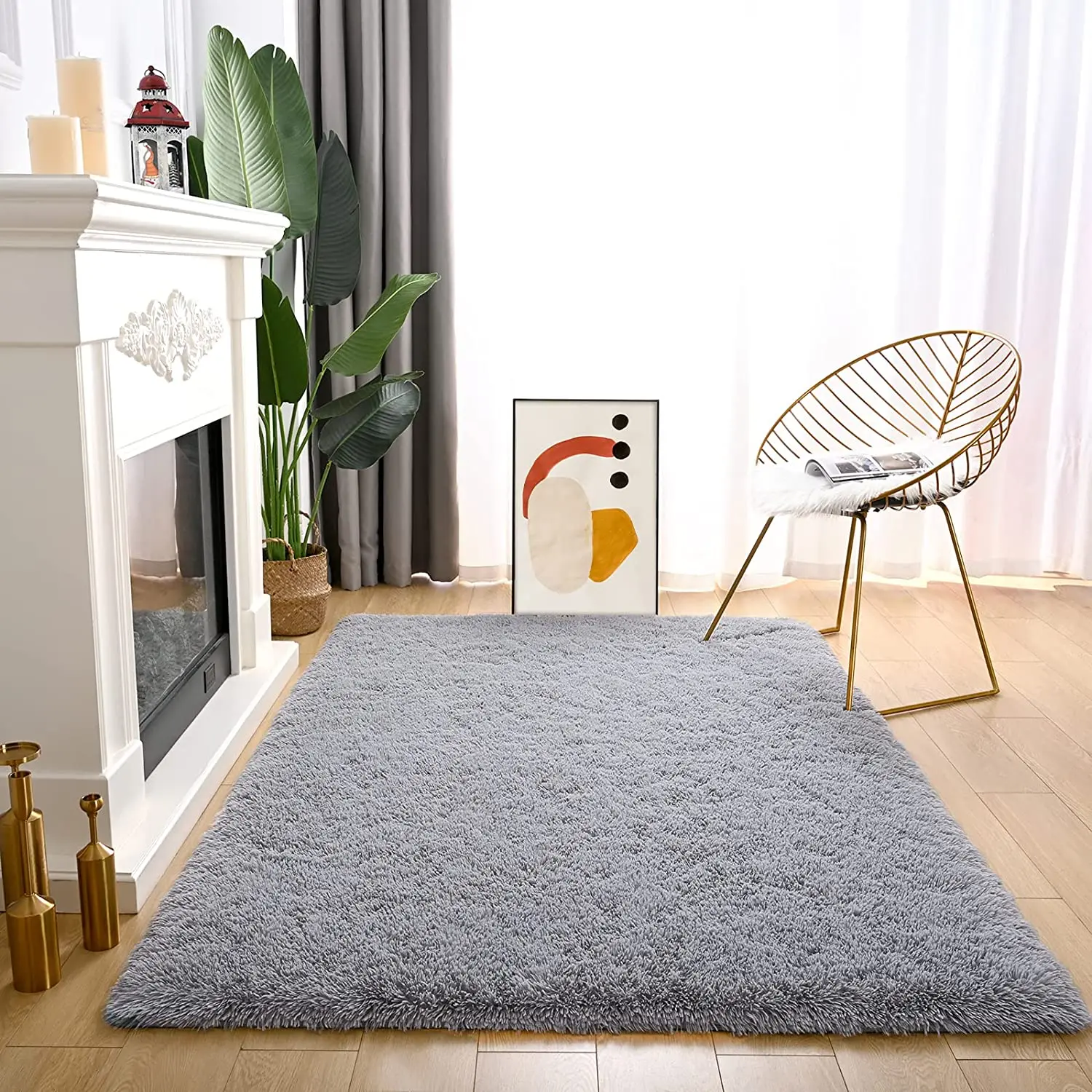 160X230cm Plush Carpets Fluffy Soft Indoor Area Rugs Living Room Play Mats For Children Bedroom Home Decor Nursery Rug