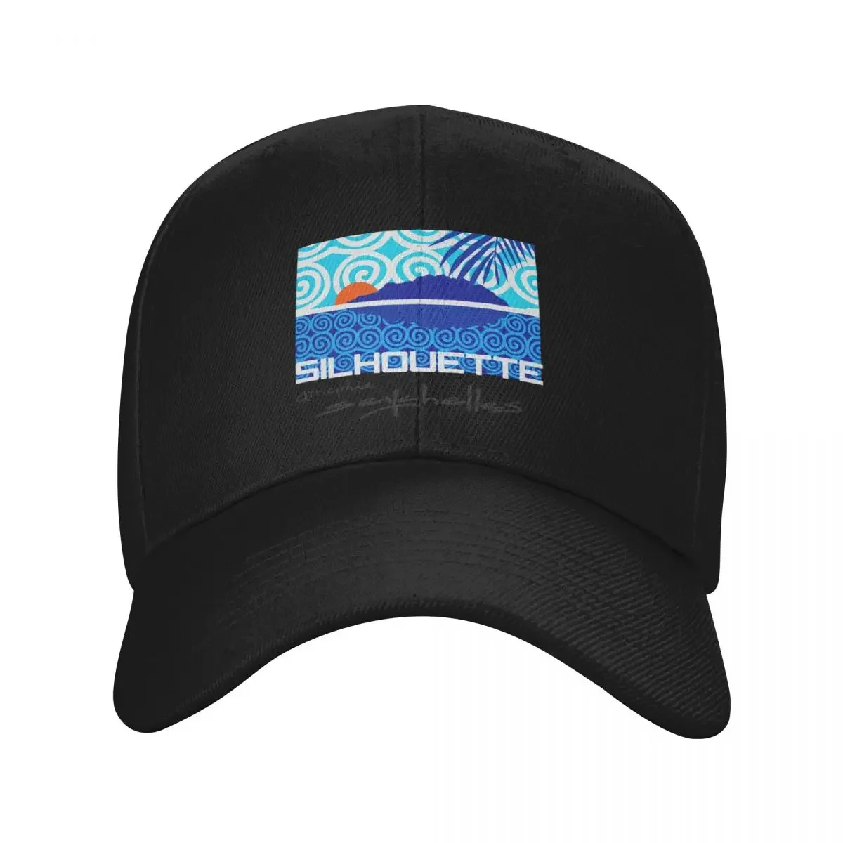 Silhouette Island Seychelles Baseball Cap Wild Ball Hat Golf Hat Man Mens Women's