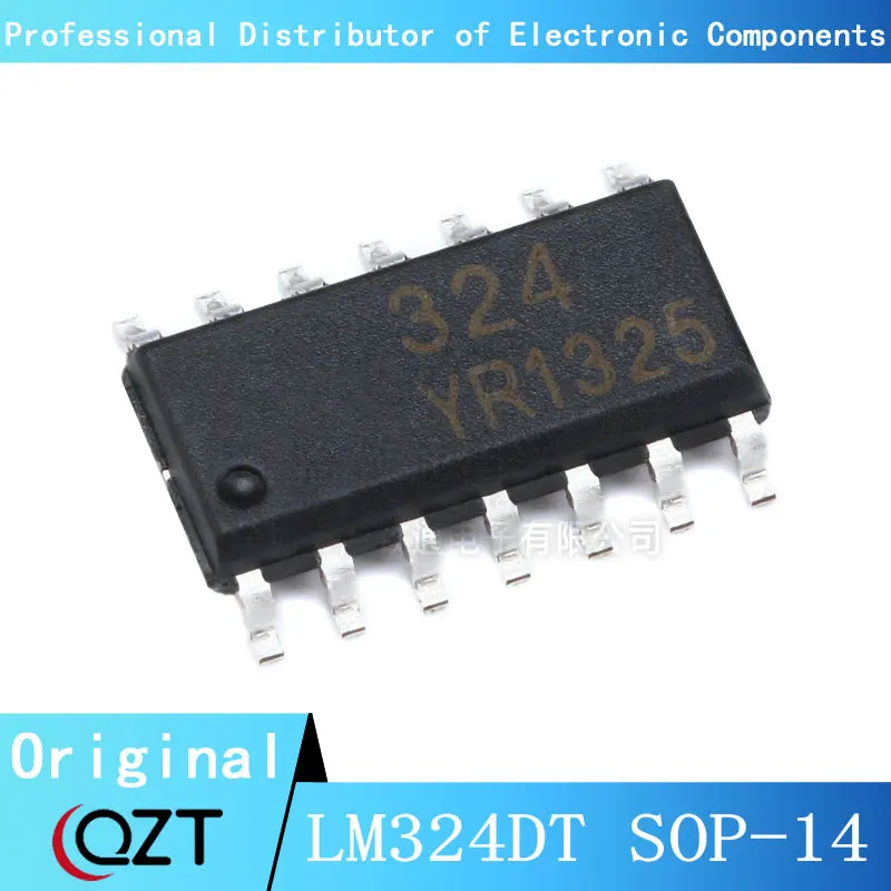 

10pcs/lot LM324DT SOP LM324 324 LM324D LM324DR LM324DR2G SOP-14 chip New spot