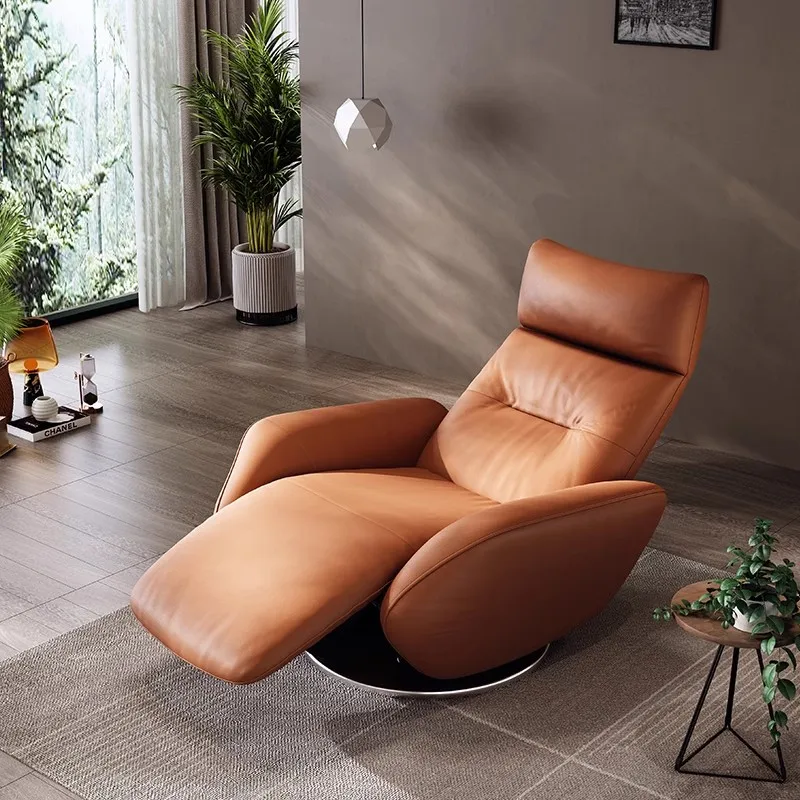 Smart Electric Nordic Furniture Leather Chair Recliner Contemporary Backrest Massage Single Person Living Room Sessel Rattan